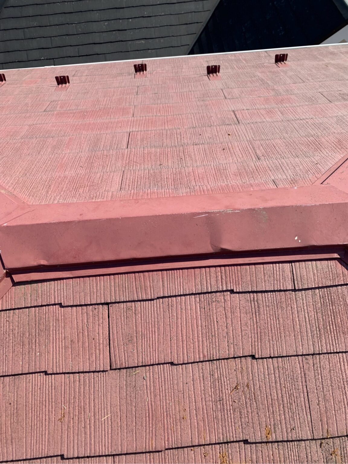 既存棟板金取り外し