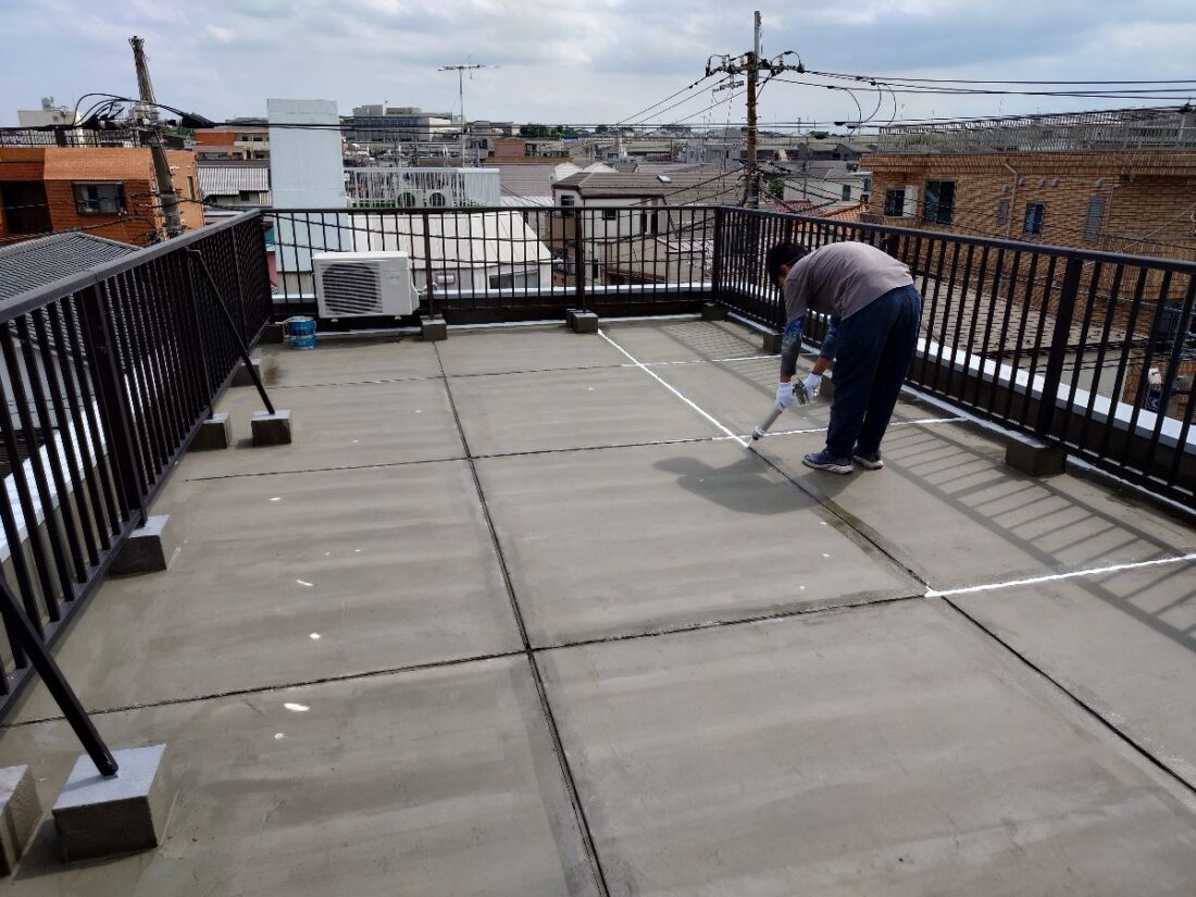 屋上防水下地処理