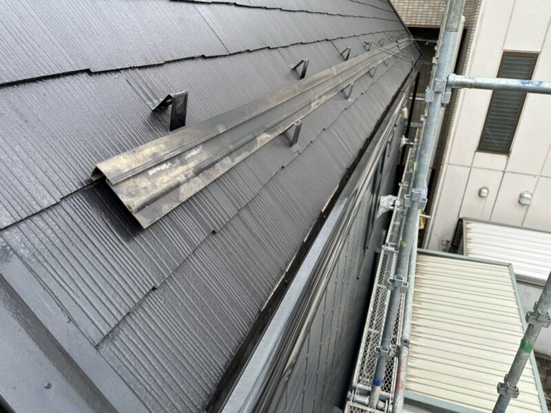 板橋区坂下　軒樋補修工事