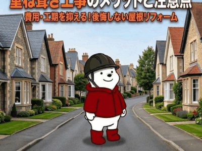 重ね葺き工事のメリットと注意点