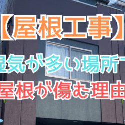 湿気が多い場所で屋根が傷む理由